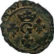 France 1 Liard William Henry 1651  GVILELMVS.HANR.D.G.PRIN.AVR G coin obverse France 1 Liard William Henry 1651  GVILELMVS.HANR.D.G.PRIN.AVR G coin obverse