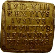 France 1 Pistole (Siege of Aire) LVD.XIII REX PIVS IVSTVS INVICTVS ARIAV NOA BIS OBSES 1641 coin obverse France 1 Pistole (Siege of Aire) LVD.XIII REX PIVS IVSTVS INVICTVS ARIAV NOA BIS OBSES 1641 coin obverse