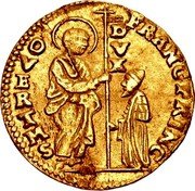 France 1 Sequin (Imitation of Francis Molino Doge of Venice) FRANC PRINC S M TREVO DVX coin obverse France 1 Sequin (Imitation of Francis Molino Doge of Venice) FRANC PRINC S M TREVO DVX coin obverse