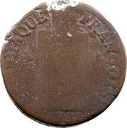 France 1 Sol Republic. Scales without Date. Pau 1693 cow L'AN II KM# 620.9 LES HOMMES SONT EGAUX DEVANT LA LOI REPUBLIQUE FRANCOISE L'AN II coin obverse France 1 Sol Republic. Scales without Date. Pau 1693 cow L'AN II KM# 620.9 LES HOMMES SONT EGAUX DEVANT LA LOI REPUBLIQUE FRANCOISE L'AN II coin obverse