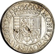 France 1 Teston Charles IV. Duchy of Lorraine 1627  KM# 45 MONETA NOVA NANCEII CVSA 1627 coin reverse France 1 Teston Charles IV. Duchy of Lorraine 1627  KM# 45 MONETA NOVA NANCEII CVSA 1627 coin reverse