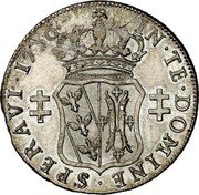 France 1 Teston (Francis III. Lorraine) KM# 126 IN TE DOMINE SPERAVI 1736 coin reverse France 1 Teston (Francis III. Lorraine) KM# 126 IN TE DOMINE SPERAVI 1736 coin reverse