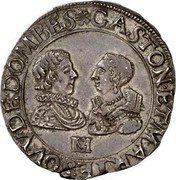 France 1 Teston (Gaston and Mary Posthumous) GASTON. ET. MARIE. SOVV. DE. DOMBES coin obverse