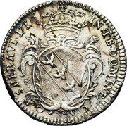 France 1 Teston (Leopold I. Lorraine) KM# 97 IN TE DOMINE SPERAVI 1716 coin reverse France 1 Teston (Leopold I. Lorraine) KM# 97 IN TE DOMINE SPERAVI 1716 coin reverse