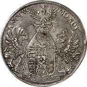 France 1 Thaler (Charles III. Duchy of Lorraine) KM# 5 MO NOVA NANC CVS coin reverse