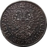France 1 Thaler (Immobilization in the name of Charles V. 2nd Type. Besancon) KM# 48 MONETA.CIVIT.IMPER.BISVNTINÆ coin reverse France 1 Thaler (Immobilization in the name of Charles V. 2nd Type. Besancon) KM# 48 MONETA.CIVIT.IMPER.BISVNTINÆ coin reverse