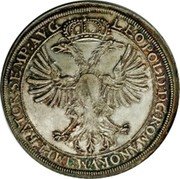 France 1 Thaler (Leopold I. City of Colmar) KM# 18 LEOPOLD DG ROMANORVM IMPERATOR SEMP AVG coin reverse France 1 Thaler (Leopold I. City of Colmar) KM# 18 LEOPOLD DG ROMANORVM IMPERATOR SEMP AVG coin reverse