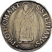 France 1 Thaler (St. Stephen) KM# 25 S STEPHANVS PROTHOMART coin reverse