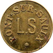 France 10 Centimes (Pont-sur-Saulx) PONT-SUR-SAULX L.S. coin obverse France 10 Centimes (Pont-sur-Saulx) PONT-SUR-SAULX L.S. coin obverse