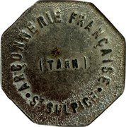 France 10 Centimes (St Sulpice. Tarn) ARÇONNERIE FRANÇAISE (TARN) ST SULPICE coin obverse