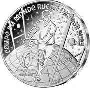 France 10 Euro Rugby World Cup 2023 2023  COUPE DU MONDE RUGBY FRANCE 2023 COUPE DU MONDE RUGBY FRANCE 2023 RF coin reverse