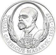 Niue 100 Dollars (Elizabeth II Tomash Garrigue Masaryk) TOMÁŠ GARRIGUE MASARYK 1850 - 1937 coin reverse Niue 100 Dollars (Elizabeth II Tomash Garrigue Masaryk) TOMÁŠ GARRIGUE MASARYK 1850 - 1937 coin reverse