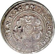 France 12 Kreuzer (Ferdinand II Large Arms. City of Hagenau) KM# 42 MONE. ARGEN. CIVIT. HAGEN. 1625: coin obverse France 12 Kreuzer (Ferdinand II Large Arms. City of Hagenau) KM# 42 MONE. ARGEN. CIVIT. HAGEN. 1625: coin obverse