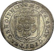 France 12 Kreuzer (Leopold I. Simple Shield. City of Hagenau) KM# 52.1 MON. ARGENT. CIVIT. HAGENOEINSIS. 1668 coin obverse France 12 Kreuzer (Leopold I. Simple Shield. City of Hagenau) KM# 52.1 MON. ARGENT. CIVIT. HAGENOEINSIS. 1668 coin obverse