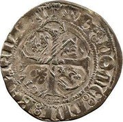 France 15 Deniers (Louis XIV Overstrike) .SIT. NOMEN. DOMINI. BENEDICTVM. 1695 coin reverse France 15 Deniers (Louis XIV Overstrike) .SIT. NOMEN. DOMINI. BENEDICTVM. 1695 coin reverse