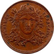 France 20 Francs (Essai by Gayrard) REPUBLIQUE FRANÇAISE coin obverse France 20 Francs (Essai by Gayrard) REPUBLIQUE FRANÇAISE coin obverse