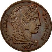 France 20 Francs (Essai Piedfort by Gayrard) KM# Pn150 REPUBLIQUE FRANÇAISE coin obverse France 20 Francs (Essai Piedfort by Gayrard) KM# Pn150 REPUBLIQUE FRANÇAISE coin obverse