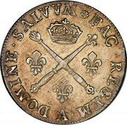 France 20 Sols (Louis XIV) DOMINE SALVVM FAC REGEM A coin reverse France 20 Sols (Louis XIV) DOMINE SALVVM FAC REGEM A coin reverse