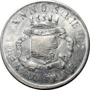 France 25 Centimes Annonay Essai. Double Hammered 1918 ANNONAY CIVES ET SEMPER CIVES ANNONAY J.BORY ARDÈCHE coin obverse France 25 Centimes Annonay Essai. Double Hammered 1918 ANNONAY CIVES ET SEMPER CIVES ANNONAY J.BORY ARDÈCHE coin obverse