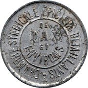 France 25 Centimes (Chambre Syndicale Grocery Retailers. Dax) CHAMBRE SYNDICALE ÉPICIERS DÉTAILLANTS DE DAX ET ENVIRONS coin obverse France 25 Centimes (Chambre Syndicale Grocery Retailers. Dax) CHAMBRE SYNDICALE ÉPICIERS DÉTAILLANTS DE DAX ET ENVIRONS coin obverse