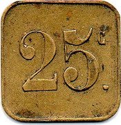 France 25 Centimes (Pont-sur-Saulx) 25 C coin reverse France 25 Centimes (Pont-sur-Saulx) 25 C coin reverse