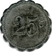France 25 Centimes (Saint Menehould) 25 C. coin reverse France 25 Centimes (Saint Menehould) 25 C. coin reverse