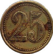 France 25 Centimes (Viganaise) 25 coin reverse France 25 Centimes (Viganaise) 25 coin reverse