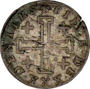 France 30 Deniers (Leopold I Cross of Jerusalem) KM# 78 PIECE DE XXX DENIERS coin reverse France 30 Deniers (Leopold I Cross of Jerusalem) KM# 78 PIECE DE XXX DENIERS coin reverse