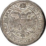 France 30 Kreutzer (1/2 Florin or Thaler) (Leopold I. City of Hagenau) KM# 56 LEOPOLD I D G ROMAN IMP SEM AVG coin reverse France 30 Kreutzer (1/2 Florin or Thaler) (Leopold I. City of Hagenau) KM# 56 LEOPOLD I D G ROMAN IMP SEM AVG coin reverse