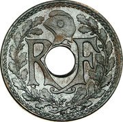 France 5 Centimes (Lindauer Essai) RF coin obverse France 5 Centimes (Lindauer Essai) RF coin obverse