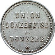 France 5 Centimes (Union Donzeroise Donzere) UNION DONZEROISE DONZERE coin obverse France 5 Centimes (Union Donzeroise Donzere) UNION DONZEROISE DONZERE coin obverse