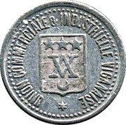 France 5 Centimes (Viganaise) UNION COMMERCIALE & INDUSTRIELLE VIGANAISE coin obverse France 5 Centimes (Viganaise) UNION COMMERCIALE & INDUSTRIELLE VIGANAISE coin obverse