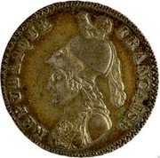 France 5 Decimes (Essai by Lorthior) REPUBLIQUE FRANÇAISE coin obverse France 5 Decimes (Essai by Lorthior) REPUBLIQUE FRANÇAISE coin obverse