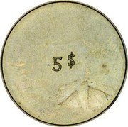 New Zealand 5 Dollars (Pattern) 5 $ coin obverse