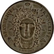 France 5 Francs (Essai by Farochon) KM# Pn56 REPUBLIQUE FRANÇAISE E. FAROCHON coin obverse France 5 Francs (Essai by Farochon) KM# Pn56 REPUBLIQUE FRANÇAISE E. FAROCHON coin obverse
