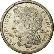 France 5 Francs (Essai by Farochon) KM# Pn54 REPUBLIQUE FRANÇAISE E. FAROCHON coin obverse France 5 Francs (Essai by Farochon) KM# Pn54 REPUBLIQUE FRANÇAISE E. FAROCHON coin obverse