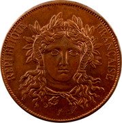 France 5 Francs (Essai by Gayrard) LIBERTÉ ÉGALITÉ FRATERNITÉ GAYRARD REPUBLIQUE FRANÇAISE coin obverse France 5 Francs (Essai by Gayrard) LIBERTÉ ÉGALITÉ FRATERNITÉ GAYRARD REPUBLIQUE FRANÇAISE coin obverse