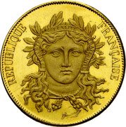 France 5 Francs (Essai by Gayrard. Piedfort) LIBERTÉ ÉGALITÉ FRATERNITÉ GAYRARD REPUBLIQUE FRANÇAISE coin obverse France 5 Francs (Essai by Gayrard. Piedfort) LIBERTÉ ÉGALITÉ FRATERNITÉ GAYRARD REPUBLIQUE FRANÇAISE coin obverse