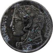 France 5 Francs (Essai by Gayrard with Lion Cap. Piedfort) REPUBLIQUE FRANÇAISE coin obverse France 5 Francs (Essai by Gayrard with Lion Cap. Piedfort) REPUBLIQUE FRANÇAISE coin obverse