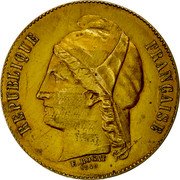 France 5 Francs (Essai by Rogat) E. ROGAT 1849 REPUBLIQUE FRANÇAISE coin obverse France 5 Francs (Essai by Rogat) E. ROGAT 1849 REPUBLIQUE FRANÇAISE coin obverse