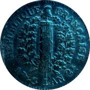 France 5 Sols Fasces 1793 KM# 603 REPUBLIQUE FRANÇAISE 1793 L'AN 2E. coin obverse France 5 Sols Fasces 1793 KM# 603 REPUBLIQUE FRANÇAISE 1793 L'AN 2E. coin obverse