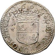 France 5 Sols (William Henry. Shield of Orange and Nassau) SOLI DEO HONOR ET GLO 1666 coin reverse France 5 Sols (William Henry. Shield of Orange and Nassau) SOLI DEO HONOR ET GLO 1666 coin reverse