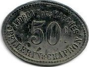 France 50 Centimes (Pellerin et Chapron) APPRV T DES MARCHES 50 C PELLERIN & CHAPRON coin reverse France 50 Centimes (Pellerin et Chapron) APPRV T DES MARCHES 50 C PELLERIN & CHAPRON coin reverse