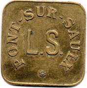 France 50 Centimes (Pont-sur-Saulx) PONT-SUR-SAULX L.S. coin obverse France 50 Centimes (Pont-sur-Saulx) PONT-SUR-SAULX L.S. coin obverse