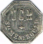 France 50 Centimes Saint Menehould ND  U.C.M STE MENEHOULD coin obverse France 50 Centimes Saint Menehould ND  U.C.M STE MENEHOULD coin obverse
