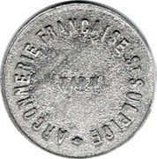France 50 Centimes (St Sulpice. Tarn) ARÇONNERIE FRANÇAISE ST. SULPICE TARN coin obverse France 50 Centimes (St Sulpice. Tarn) ARÇONNERIE FRANÇAISE ST. SULPICE TARN coin obverse