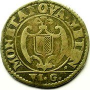 France 6 Groschen (City of Metz) KM# 4 MONETA NOVA METEN VI G coin reverse