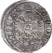 France Double Kreuzer (Leopold I. City of Hagenau) KM# 51 LEOPOLD. I. D. G. ROM. IMP. SE AVG 2 coin reverse France Double Kreuzer (Leopold I. City of Hagenau) KM# 51 LEOPOLD. I. D. G. ROM. IMP. SE AVG 2 coin reverse