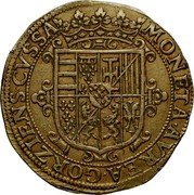 France Double Pistole (Charles) MONETA AVREA GORZIENS CVSSA coin reverse France Double Pistole (Charles) MONETA AVREA GORZIENS CVSSA coin reverse