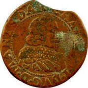 France Double Tournois (Charles I 16th type) CHARLES.I.DVC.D.MANT.S.DAR coin obverse